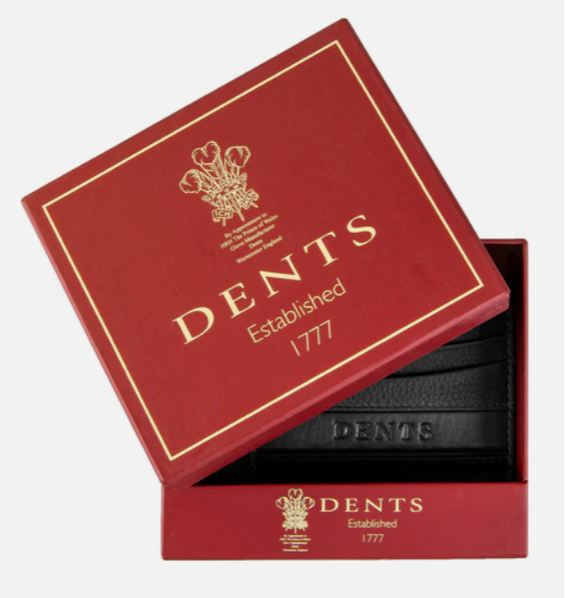 Dents Clyde Credit Card Holder Black 23-5555-1